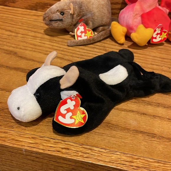 Ty Beanie Babies Farmyard Animals Lot of 8 - Picture 10 of 11